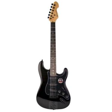 Imagem de Guitarra Stratocaster Preta Michael Circuito MX-7 GM227N MBA