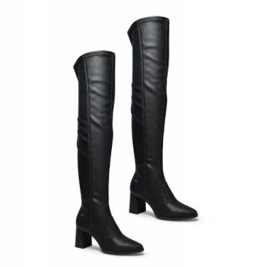 Imagem de Bota Dakota G9902 Over The Knee Feminina, Preto, 36