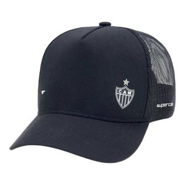 Imagem de Bone Atlético Mineiro Trucker Silk Frente Esquerda Microfibra U - Supe