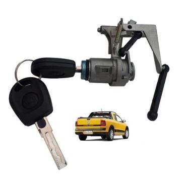 Imagem de Cilindro Com Chave Tampa Caçamba Traseira Saveiro G5 G6 2009 a 2016 - 