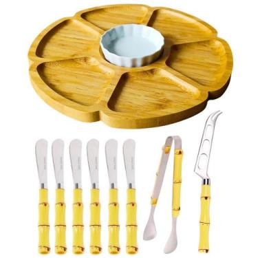 Imagem de Kit Tabua Petisqueira 10 Peças Para Servir Frios - Lyor