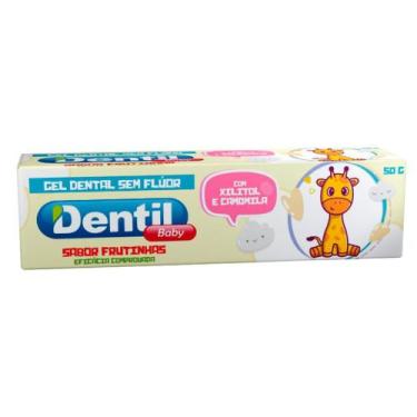 Imagem de Gel Dental Dentil Baby Sabor Frutinhas com Xilitol e Camomila Sem Flúo