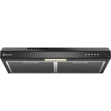 Imagem de Depurador de Ar 60 cm Luz LED e Filtragem Dupla Preto DE6SB Electrolux