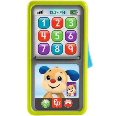 Imagem de Brinquedo Educativo Fisher-Price Smartphone 2 Em 1 Deluxe, Verde, Únic