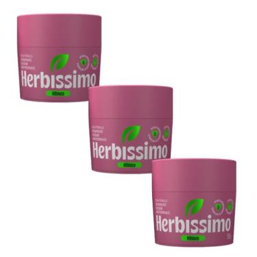 Imagem de Kit 3 Desodorante Herbíssimo Creme Hibisco 55g - Dana