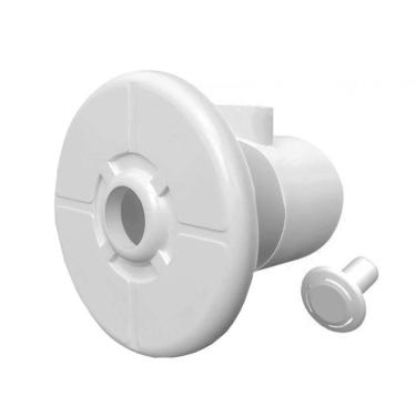 Imagem de Jato Hidromassagem Piscina de Alvenaria ABS 50MM Branco Brustec Lazer