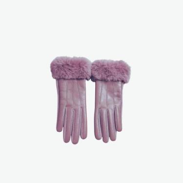 Imagem de Luva Feminina Inverno Térmica Touch Forrada material sintético Pompom 