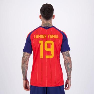 Imagem de Camisa Adidas Espanha Home 2026 19 Lamine Yamal, G
