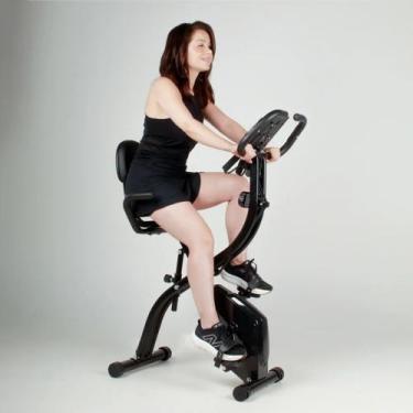Imagem de Bicicleta Ergométrica Active Bike Dobrável Portátil Treino Eficiente e