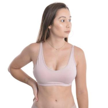 Imagem de Sutiã Top com Bojo Removível Nayane Rodrigues, M, Cristal