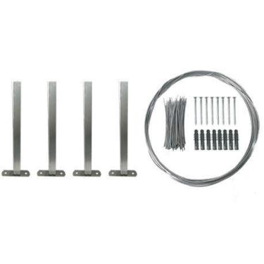 Imagem de Kit Instalação Concertina 30cm Até 10m Minasul