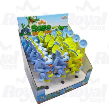 Imagem de Balinhas Sapo Bate Prato Tutti Frutti 12x8g Royal Toys