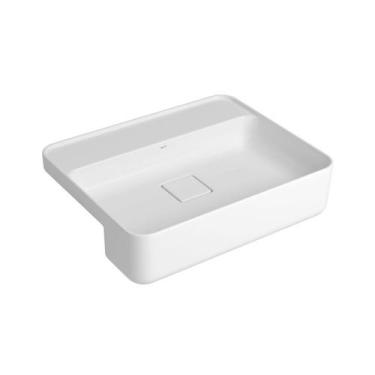 Imagem de Cuba Semiencaixe Retangular 50cm Branco Deca - Deca Louca