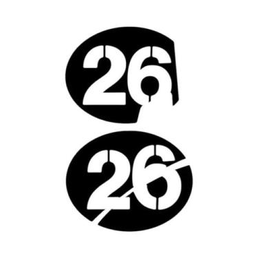 Imagem de Conjunto De Adesivos Impermeáveis Para Motocicleta 2 Peças Para Vespa 