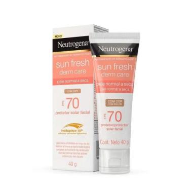 Imagem de Protetor Solar Facial Neutrogena Sun Fresh Derm Care 70 FPS 40g, com c