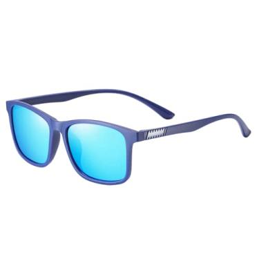 Imagem de Óculos de Sol Masculino Polarizado UV400 Lente Polarizada (Azul)