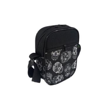 Imagem de Shoulder Bag Mini Bolsa Tiracolo Necessaire Pochete Art Mania Caveira
