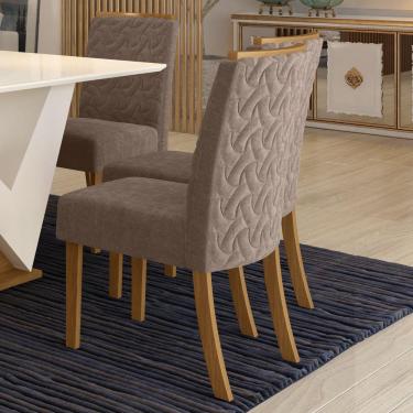 Imagem de Conjunto 02 Cadeiras Estofadas Adore Henn