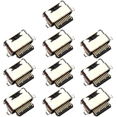Imagem de HONGYAN Peças de substituição de telefone celular Conector de porta de carregamento de 10 PCS para Samsung Galaxy A11 SM-A115F Acessórios telefônicos