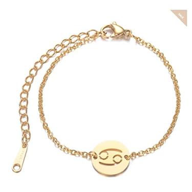 Imagem de Bracelete do Zodíaco Com Corrente Ajustável