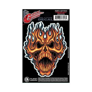 Imagem de Adesivo Guitarra Flame Whip Skull Tattoo D Addario GT77013