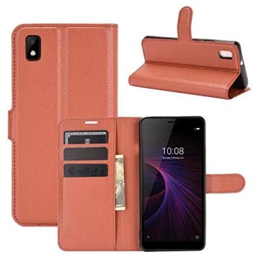 Imagem de YUNCHAO Caixa de telefone Para ZTE Lâmina L210 Litchi Textura Horizontal Flip Caixa Protetora com suporte e Card Slots & Carteira capa para celular