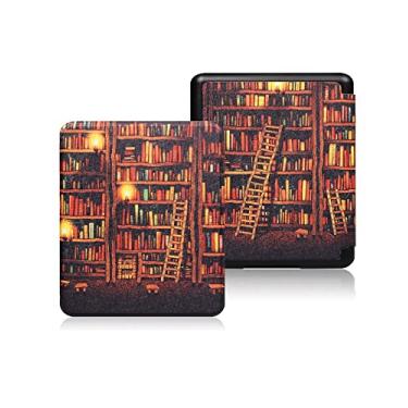 Imagem de Capa pintada de 7" para Kindle Oasis (10ª geração, lançado em 2019 e 9ª geração, lançado em 2017) Capa fina à prova d'água com função despertar/hibernação automática