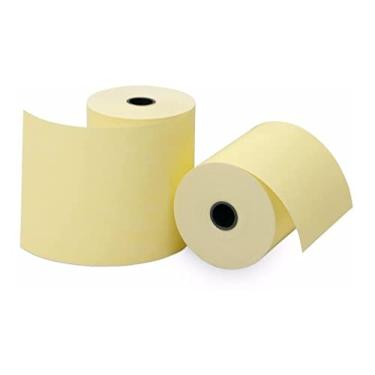 Imagem de Bobina Térmica 57x80 Amarela Para Relógio De Ponto Rep C/16 Unidades