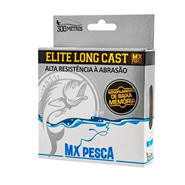 Imagem de Linha MX Pesca MX Elite Long Cast 300m Monofilamento Transparente 0,40 19,35kg