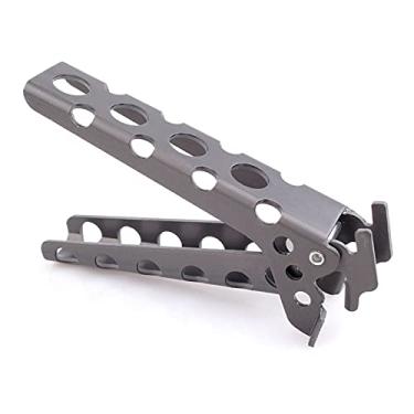 Imagem de Qudai Pan Alimentador Pot Lifter Titular Gripper Pan Clipe Braçadeira Camping Utensílios de Cozinha Titular Prato Quente