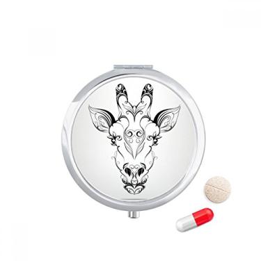 Imagem de Estojo de comprimidos com antílope tibetano com porta-comprimidos, caixa de armazenamento de medicamentos