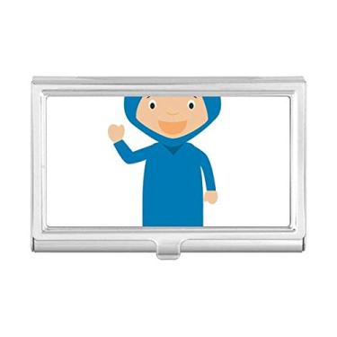 Imagem de Carteira de bolso com porta-cartões Smile Blue Algeria