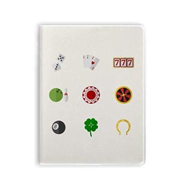 Imagem de Caderno de ilustração de pequeno elemento Casino capa de goma Diário capa macia