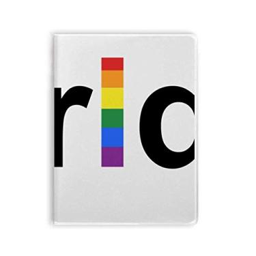 Imagem de LGBT Diário de capa macia para caderno de goma de lésbica gay arco-íris
