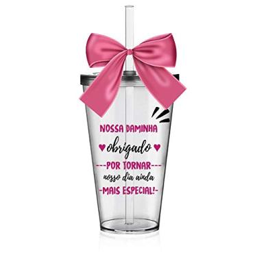 Imagem de Copo Convite Personalizado Agradecimento para Daminha Acrílico