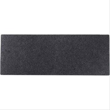 Imagem de Sunskyoo Grande XXG Tapete de mesa para computador de escritório, teclado grande para mouse pad de lã feltro para laptop, tapete antiderrapante para gamer mouse pad preto