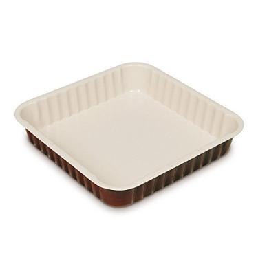 Imagem de Assadeira Quadrada Multiuso Chocoforme Italiana Guardini Chocolate 24 x 24 cm