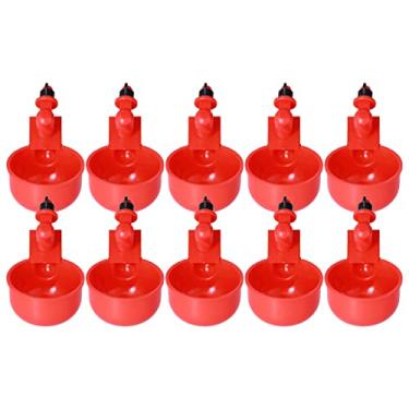 Imagem de Bebedouro Automático De Frango,10 Unidades De Bebedouros Automáticos Para Aves Suspensas, Copo De água Automático Para Frango, Sistema Automático De Bebedouro Para Frango, Para Pombo, Frango E Papaga