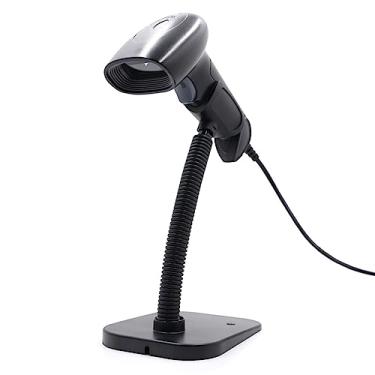 Imagem de dalisp Leitor de código de barras USB 1D 2D QR Handheld Código de barras com fio com suporte de suporte Código de tela Compatível com Windows XP/7/8/10 Android Li System r Supermercado Biblioteca Livr