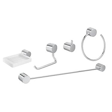 Imagem de Kit de acessórios com 5 peças Flex, Deca, Cromado, 2000.C.FLX