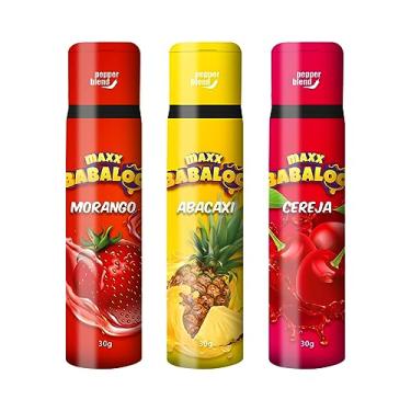 Imagem de Kit 3 Maxx Splash Bala Líquida 30g Pepper Blend - Preliminares Gel Comestível Sexshop (Morango/Cereja/Abacaxi)
