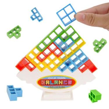 Imagem de Jogo Tetris De Equilibrar Torre Educativo 3D Empilhar Toys Pedagógico Presente Para Criança Didático Infantil Menina Menino Divertido Criativo AKT3839 - Ark Toys
