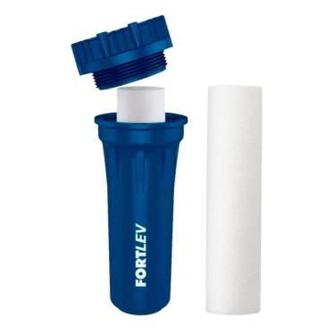 Imagem de Kit Filtro P/ Caixa D`Água ou Cavalete com Refil Fortlev