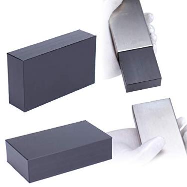 Imagem de Muzata Conector de corrimão sem solda, plástico de alta resistência – ranhuras internas pretas para retângulo reto de aço inoxidável e alumínio superior – deck, sistema de trilhos de escada 2 peças, HA01 BNP, HR5, HC1