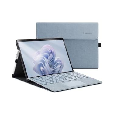 Imagem de Omnpak Capa para Microsoft Surface Pro 11/10/9, proteção leve, vários ângulos, suporte para caneta, projetada para Surface 11ª edição AI 2024/Pro 9 5G 33.0 cm 2022, compatível com teclado Type Cover