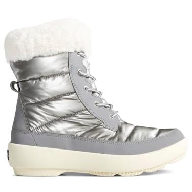Imagem de Sperry Bota de neve feminina Plushwave, Prata, 6.5