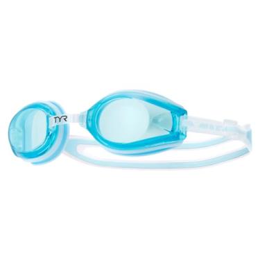 Imagem de TYR Óculos de Desempenho Feminino T-72 Pequeno, Blue/Blue, silicone