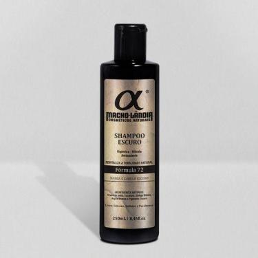 Imagem de Shampoo Escuro Formula 72 Para Barba E Cabelo Preto  250ml - Macholand