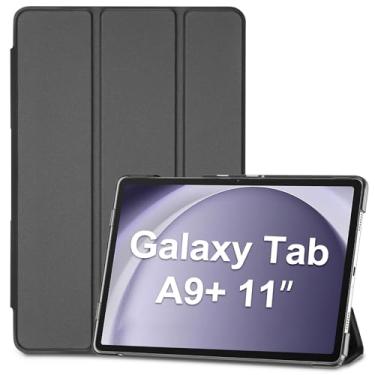 Imagem de ProCase Capa para Galaxy Tab A9 Plus 28 cm 2023, capa protetora inteligente com suporte fino para Galaxy Tab A9+ Plus 2023 SM-X210/X215/X216/X218 de 11 polegadas - Preto