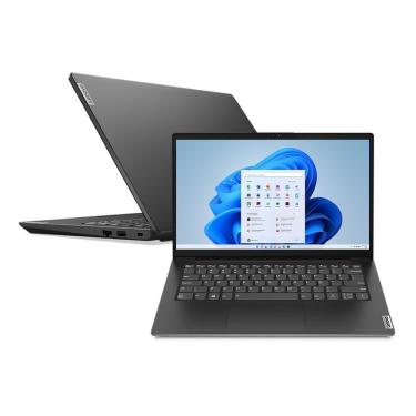 Imagem de Notebook Lenovo V14 i5-1235U 8GB 256GB SSD W11 Pro 14&quot; FHD 82UL000DBR Preto